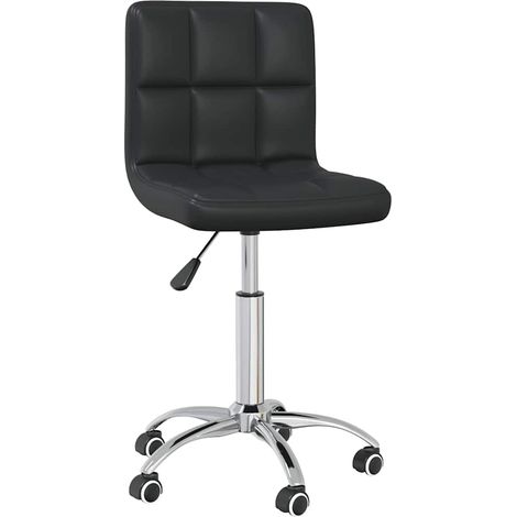 Maison Exclusive - Bürostuhl Drehbar Schwarz Kunstleder (1/5)