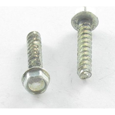 VBA Vis bois agglo Tête hexagonale TH Embase collerette 3.5X20 Sans pointe Clé 5.5 Acier zingué-1 pièce