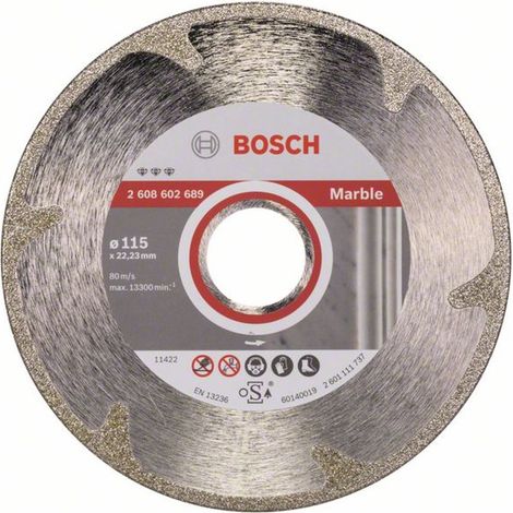 Bosch PRO Marble Diamanttrennscheibe 115 x 22,23 mm - 2608602689