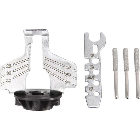 Kit d'affûtage pour tronçonneuse, meuleuse électrique, kit d'accessoires d'affûtage et de polissage, outils pour tronçonneuse, forets, kit d'accessoires rotatifs (1/5)