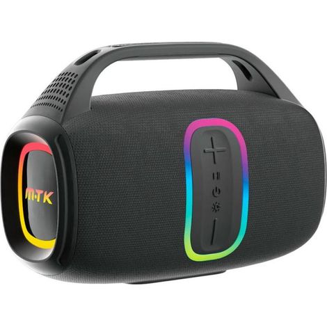 Altavoz Bluetooth 5.3 / TF4205 / 30w / 3600Mah / Luces RGB / TWS / MicroSD / Usb / Negro / MTK 0452052 (1/3)