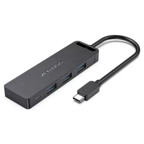 Hub USB Tipo-C Vention TGTBB/ 3xUSB/ 1xUSB Tipo-C/ 1x MicroUSB PD