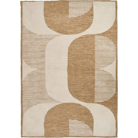 Tappeto loomia rettangolare 160x230 cm beige - Atmosphera créateur d'intérieur (1/2)