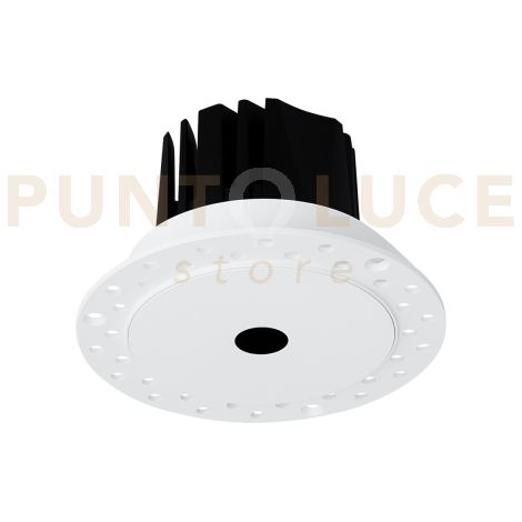 INFINITY TRIM LED COB Alimentatore ONOFF incluso - CRI 90 12 W 36° 1050 lm 3000 K BIANCO D.10,5CM