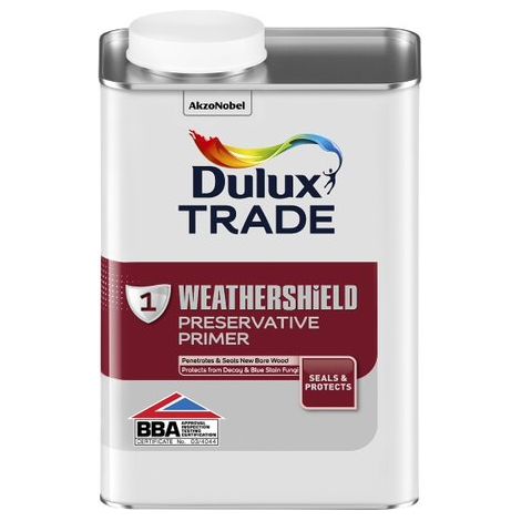 Dulux Trade Weathershield Preservative Primer + (BP) - 1L