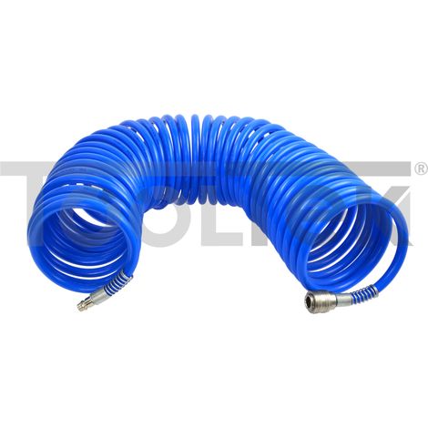 GEKO G01171 TUBO ARIA COMPRESSA COMPRESSORE FLESSIBILE SPIRALE 15mt 8x12mm (1/3)