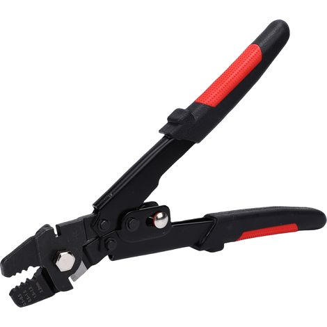 Pince à sertir les embouts de câbles en acier à haute teneur en carbone, 4 positions de sertissage, 150 embouts en aluminium pour câbles, cordes, laisses pour chiens, fil d'acier inoxydable, lot de 15 (1/5)