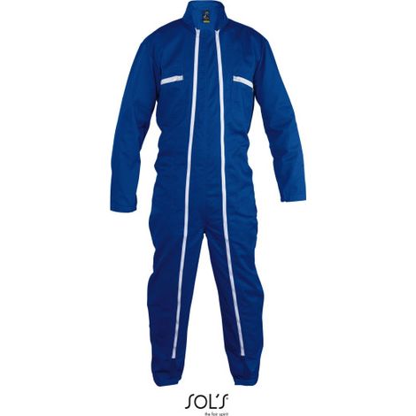 Buzo De Trabajo Con Cremallera Doble SOL'S JUPITER PRO XL Azul bugatti