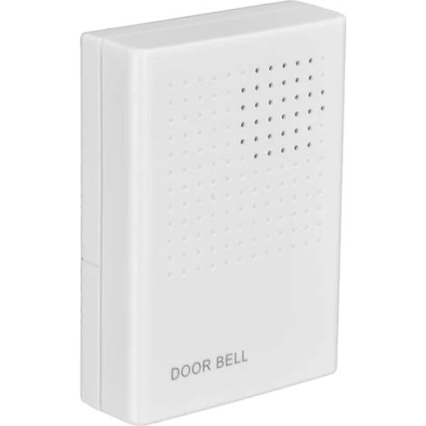 Sonnette électronique filaire 12V Dingdong 90dB blanche Contrôle d'accès pour hôtel et domicile (FMY)-AquaForge (1/3)
