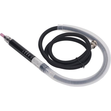 Meuleuse pneumatique pour crayons, en alliage d'aluminium, à vitesse réglable et haute concentricité, 65 000 tr/min, entrée 1/4 po (1/5)