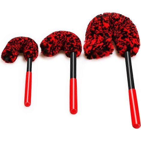 Ensemble de brosses à pneus efficaces et indispensables : brosses à long manche. (1/5)