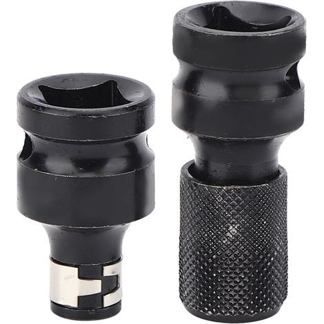 Adaptateur de mandrin hexagonal pour clé à cliquet 1/2″ et 1/4″ – Kit de conversion universel en acier trempé, 4 pièces (1/5)