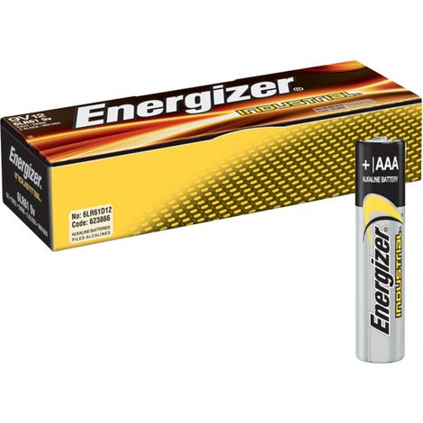 Boite de 10 piles AAA Energizer industrial EN92