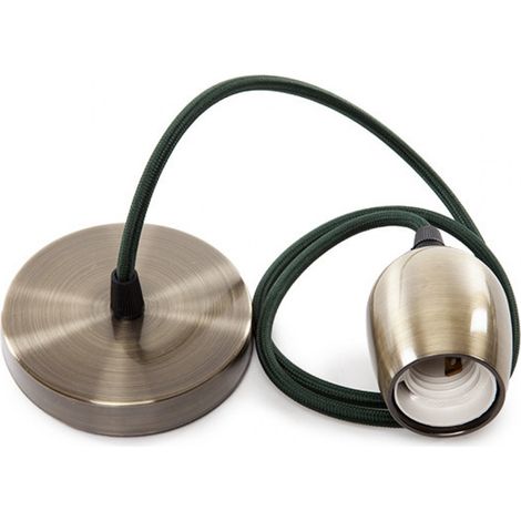 Pendel E27 Kabel 1000 X 0,75Mm Stoff- Rosette [SC-MPL017]