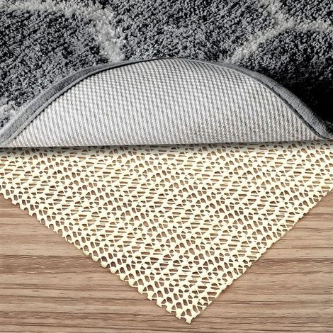 Non-Slip Mat 150 x 200 cm Parquet Carpet Drawers Shelves Tray Universal White (1/3)