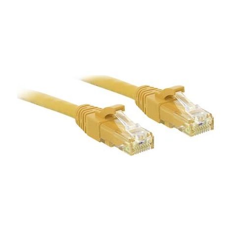 Câbles réseau et DAC LINDY Cat.6 UTP Cable Yellow 0.5m (1/2)