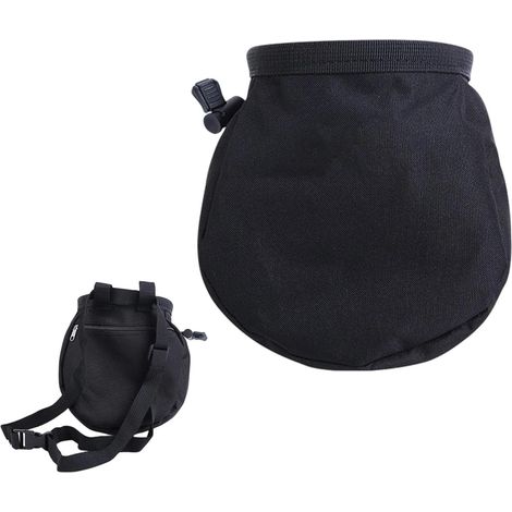 Sac À Magnésie d'escalade avec Ceinture, Pochette Imperméable en Toile Pot À Magnésie De Gymnastique Et Équipement D'Escalade Pour Femmes Hommes Athlètes Haltérophilie Entraînement (1/5)