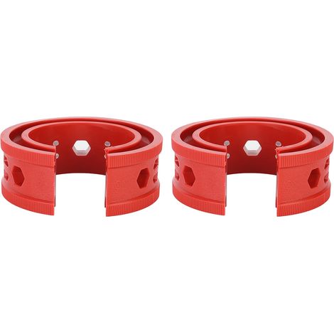 Amortisseurs Auto SEBS Rouges 2 Pièces Ressorts Amortissement Silentbloc Outil de Maintenance C (1/5)