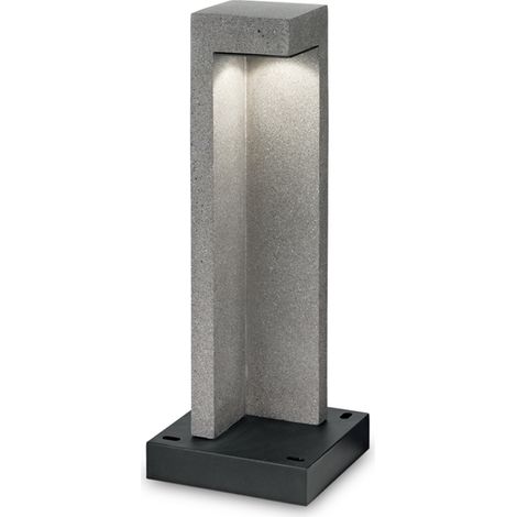 Piantana Moderna Titano Materie Plastiche Grigio Granito Led 9W 4000K H49Cm