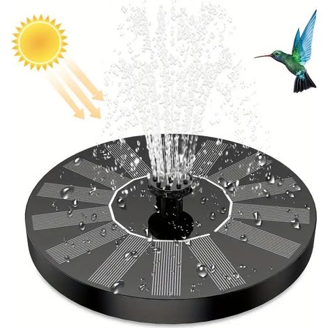 Fontaine solaire pour jardin (1/5)
