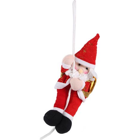 Corde d'escalade en tissu, tentures de vitrines, décorations de plafond, décorations de Père Noël, décorations de Noël (1/5)