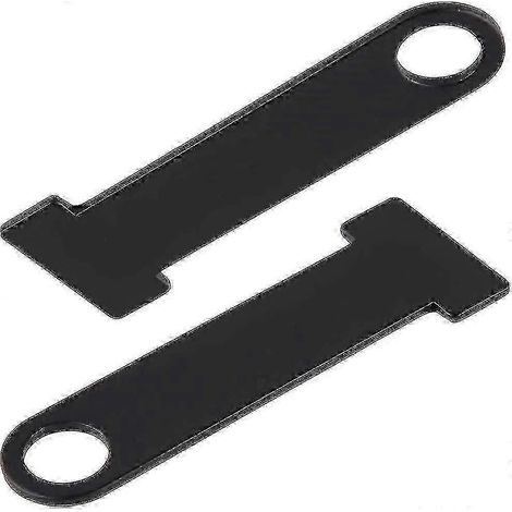 Rallonge pour antivol de casque 25-26 pour moto, boucle à dégagement rapide pour casque jet/intégral (2 pièces, noir) Yu f54 (1/4)
