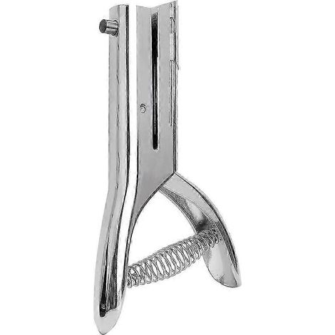 Perforatrice robuste de 35,5 cm (14 pouces) pour cartes, perforatrice portable à long manche, profondeur de perforation de 5 cm (2 pouces), 6 trous (1/5)