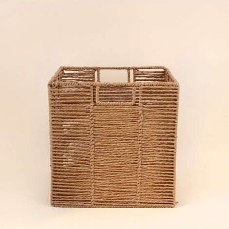 Cube de rangement pliable en corde 31cm (1/5)