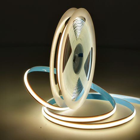 Tira led COB 12V 4200K Corte Libre 10W/m 100lum/W 528led/m IP20