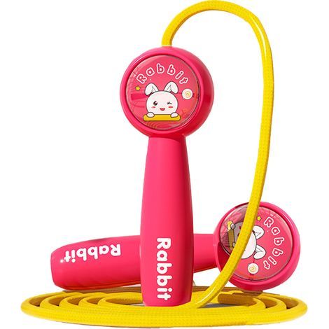 Corde À Sauter Enfants - Sans Corde - Poignées En PVC Avec Motifs Dessins Animés - Pour Enfants À Partir De 4 Ans - 1 Pièce (1/5)