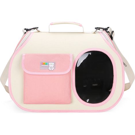 Gabbia trasportino per cani, borsa trasportino per gatti - Rosa
