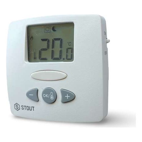 Watts WFHT-LCD Elektronischer Raumthermostat Triac geräuschlos 230V ANC/ANO 10021111