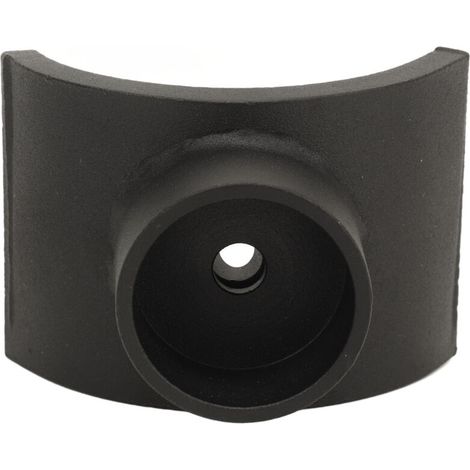 Adaptador de alta resistencia para portabotellas de sillín, eje elevador hidráulico para tubos de 3 pulgadas, color negro.