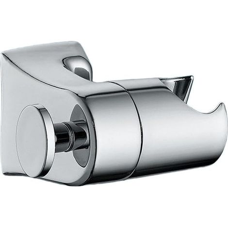 Support de pommeau de douche orientable à 360°, fixation murale sans perçage en acier inoxydable 304 avec accessoires pour pommes de douche standard, accessoire de salle de bain résistant à la rouille (1/5)