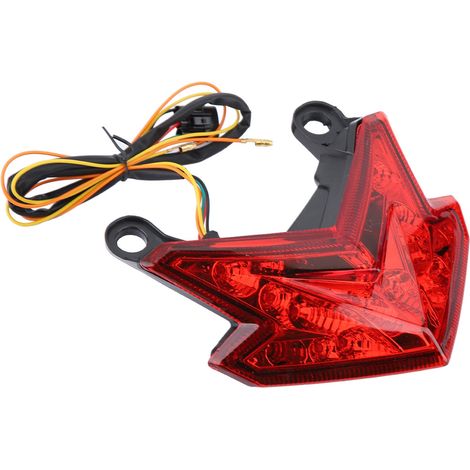 LED-Rücklicht, Blinker und Bremslicht für Kawasaki Z800 2013 2014 (Rot) (1/5)