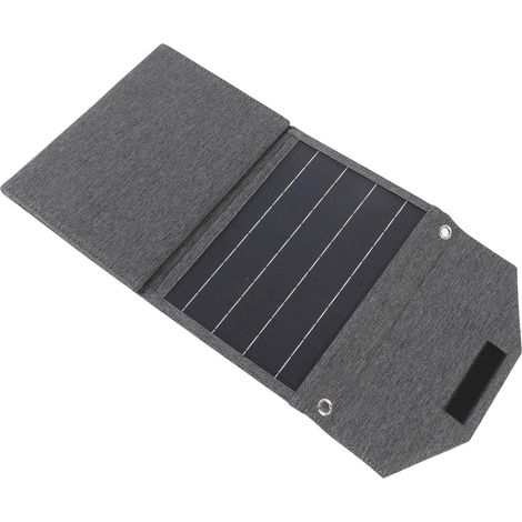 Chargeur de Panneau Solaire Pliable 80W, Double Sortie USB, Léger et Portable pour la Randonnée, Utilisation en Extérieur en Silicium Monocristallin (1/5)