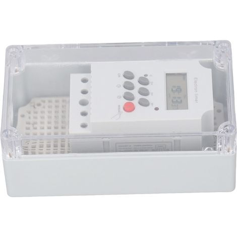 Minuterie de pompe de piscine, boîte numérique étanche, interrupteur de contrôle de temps Programmable pour chauffage, moteur de Spa, DC 12V (1/5)
