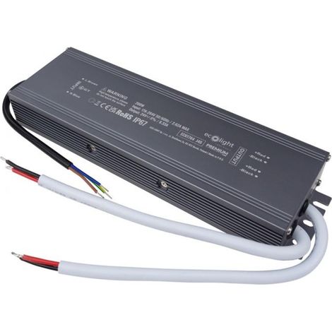 ALIMENTATORE ERMETICO PREMIUM  DA 200W 24V IP67