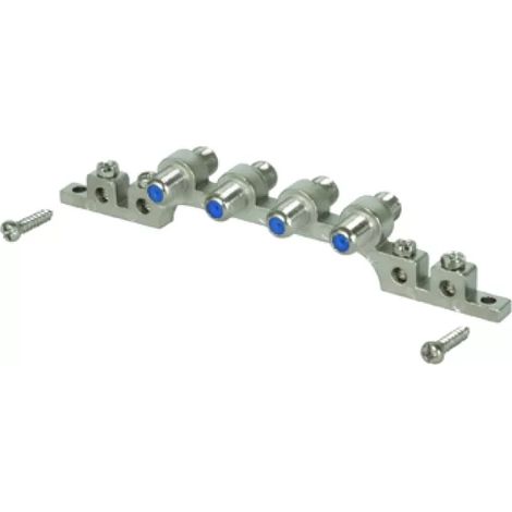 Dehn & Söhne Erdungsblock 929095 EB 4 F 4fach für F-Stecker (1/2)