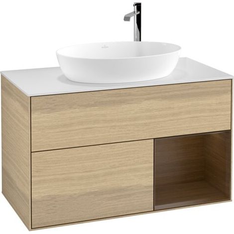 Villeroy & Boch F901GNPC Meuble sous-lavabo Finion F90 (1/2)