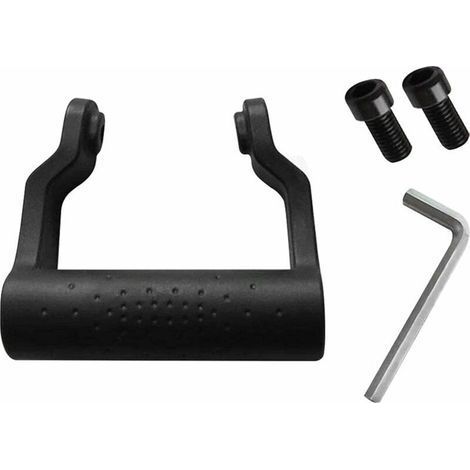 Poignée de rechange pour meuleuse d’angle – filetage M8 – en plastique résistant – antidérapante et amortissante – accessoire de polissage noir (1/5)