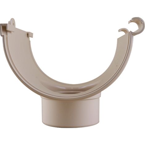 Naissance centrale avec support Bi System - PVC 33 demi-ronde - Sable - First Plast