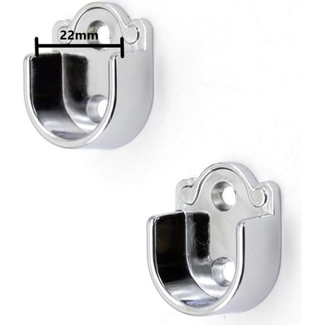 2 barres de suspension pour penderie en alliage zinc, support (1/3)