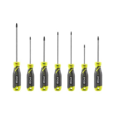 Jeu de 7 tournevis magnétiques RYOBI - RHSDS7PC (1/5)