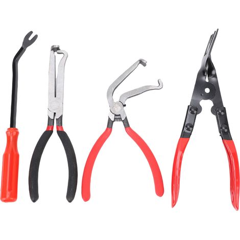 Set pinces déconnexion électrique 8 pouces – Droit 60°, outil connecteur clip fixation, retrait rapide (1/5)