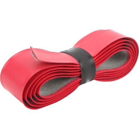 Poignées de raquette de badminton et de tennis en PU antidérapant, rouges. (1/5)