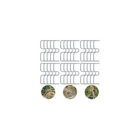 Lot de 30 écarteurs de branches d'arbre fruitier, support pour branches de fruits, pinces à branches en métal pour branches de jardin, pour écarter et étirer les branches d'arbres fruitiers,30 (1/5)