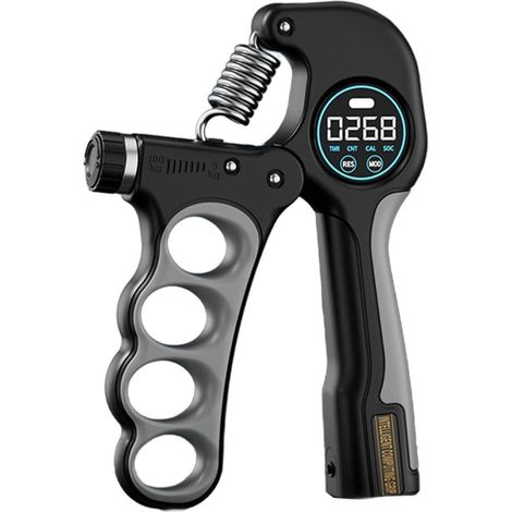 Extenseur de poignet réglable de 5 à 100 kg avec affichage LED pour le comptage des muscles (1/5)