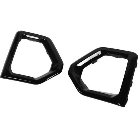 Paire d'encadrements d'antibrouillard avant 84176752, garniture gauche et droite pour Sierra 1500 2019-2021, noir brillant, moulures de phare antibrouillard, kit de 2 pièces. (1/5)