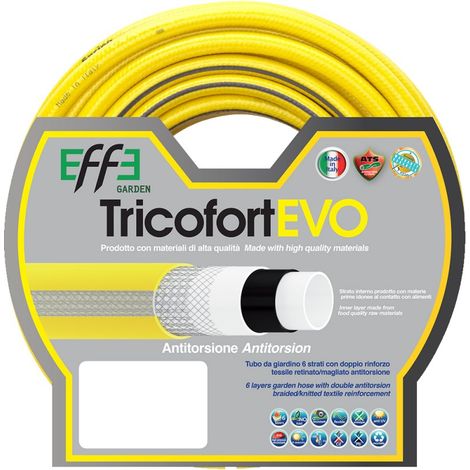 5/8 MT15 - Tubo Tricofort Evo 6 strati PER IRRIGAZIONE GIARDINO INNAFFIO ANTITORSIONE (1/3)